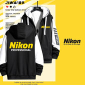 尼康相机爱好者外套可定制fm2单反胶片男摄像师影楼员工开衫 卫衣