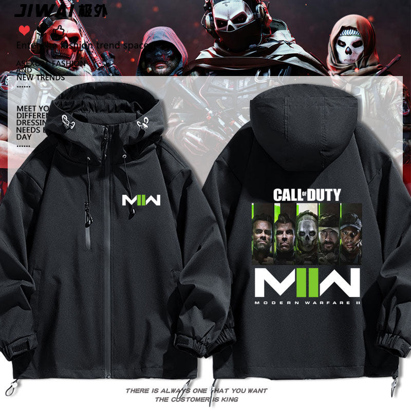 COD141特遣队使命召唤19现代战争2周边冲锋衣男女外套上衣服