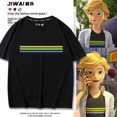 奇迹少女艾俊同款cos服瓢虫少女玛丽娜短袖T恤男女夏季痛衣服上衣