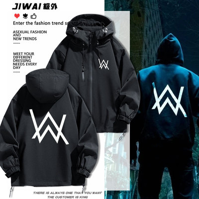 艾伦沃克同款faded冲锋衣