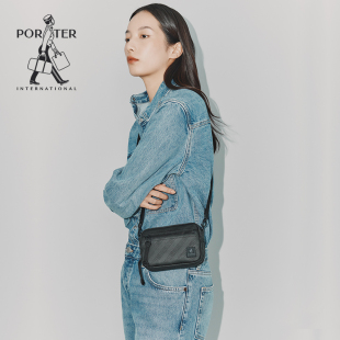 Porter International底部扩展斜跨小包男女斜肩挎包轻奢通勤包