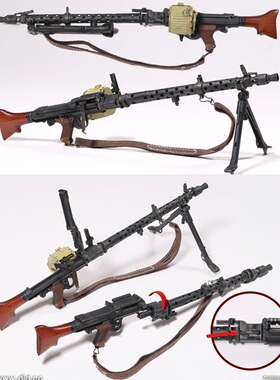 百分之三兵人 1/6 DID D80158  比亚斯 MG34 全套13
