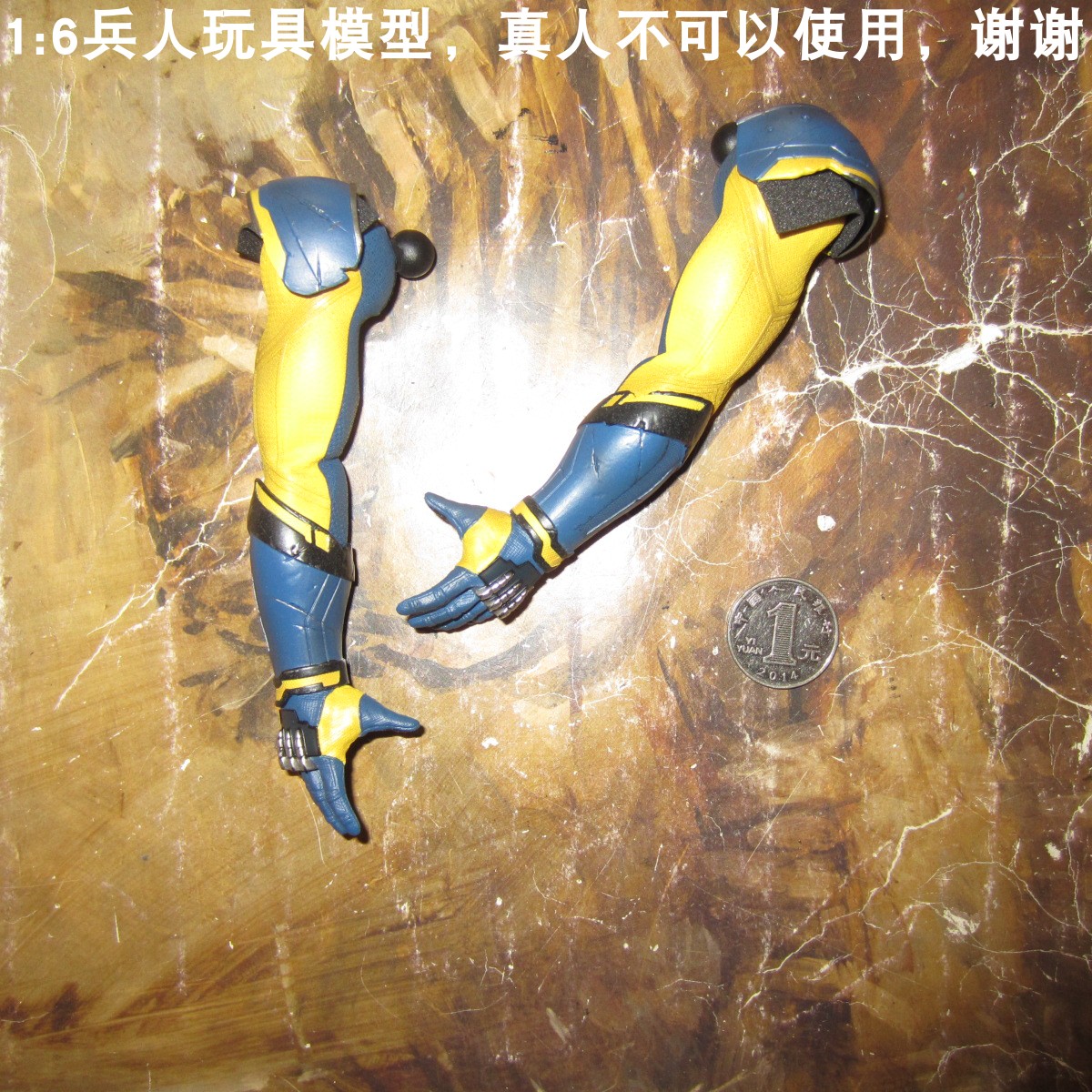 兵人1/6Hottoys死侍与金刚狼