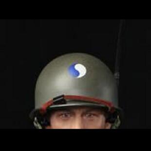 DID 80115 美军 百分之三兵人 钢盔 电台兵 D10