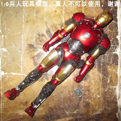 兵人1/6hottoys合金钢铁侠