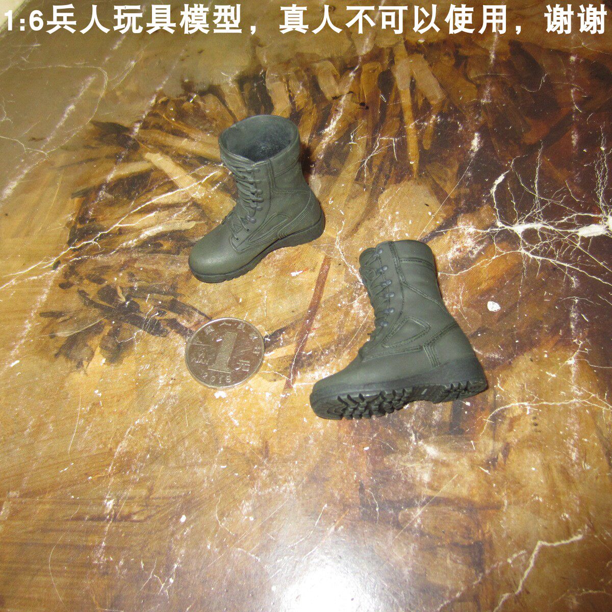 百分之三兵人 1/6 Hottoys 钢铁侠3 满大人  靴子 D24