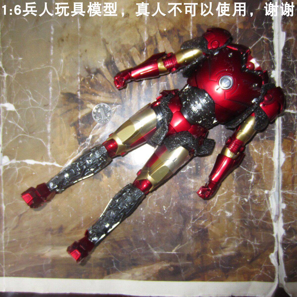 兵人1/6hottoys合金钢铁侠