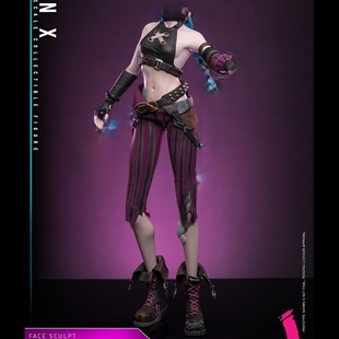 百分之三兵人1/6 hottoys 英雄联盟:双城之战 金克丝 着装体