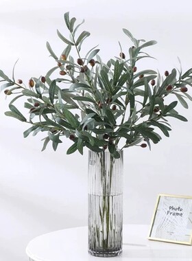 养眼仿真绿植仿真带果不带果橄榄枝婚庆活动简约家居装饰辅料