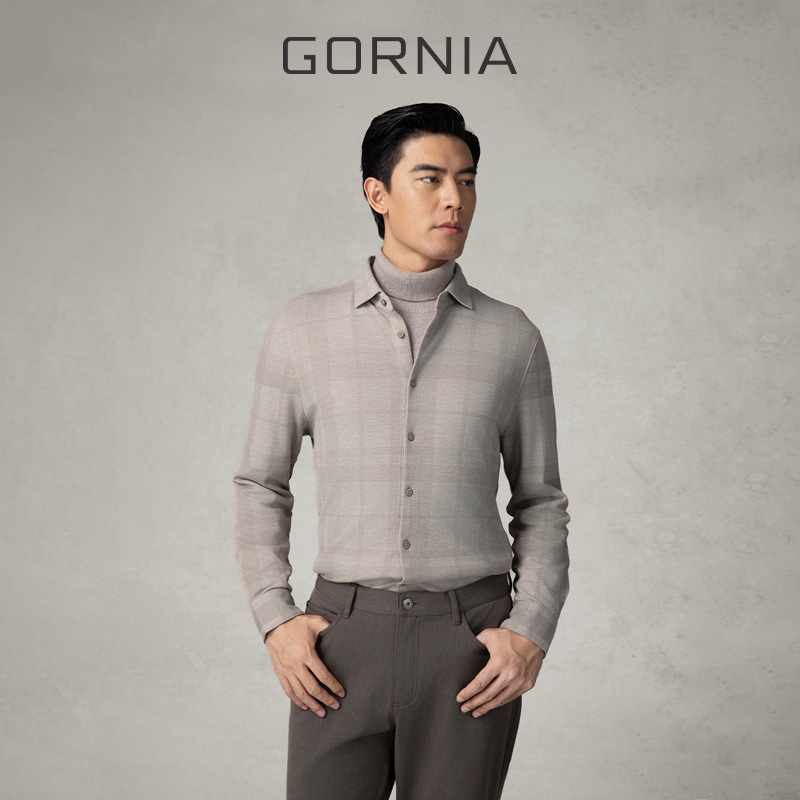 GORNIA/格罗尼雅长袖棉质T恤衫