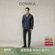 外套男 单西服100%亚麻面料商务条纹中年西装 GORNIA 格罗尼雅男士