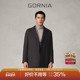 GORNIA 商务中年毛呢外套 时尚 格罗尼雅男士 大衣纯羊绒材质经典