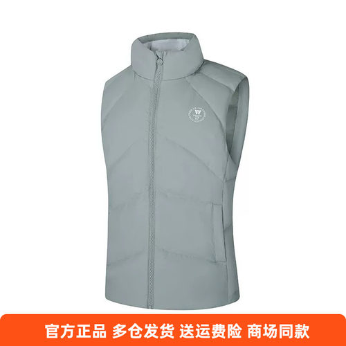 361°正品女士立领羽绒马甲2025冬季新品休闲背心保暖常规运动女