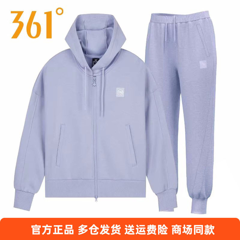 连帽跑步运动361°跑步图片