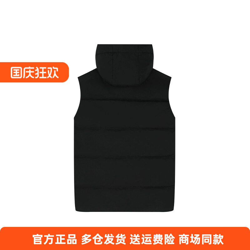 361度正品男装2025冬季新款羽绒服休闲可拆帽马甲保暖运动外套男