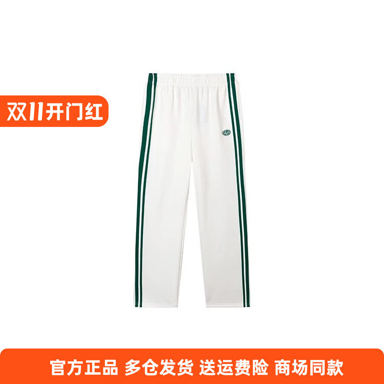 361度正品女子休闲长裤新品2026秋季宽松敞口运动裤女士针织女裤
