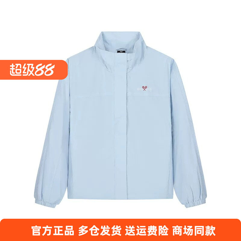 361度正品女士立领单风衣新品2026春秋综训休闲上衣网里防风外套