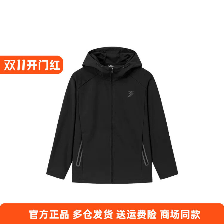 361正品男士连帽单风衣新品2026春秋休闲防风上衣男百搭运动外套