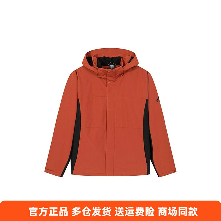 361度正品运动风衣男2025秋冬新品绒里防风保暖外套连帽短款上衣