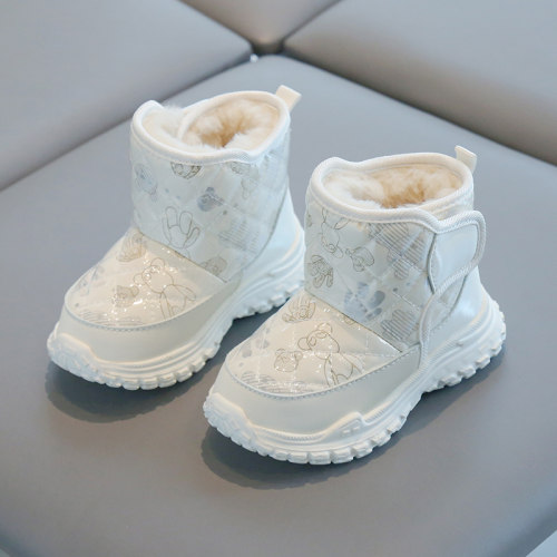 儿童冬季雪地靴加绒加厚防寒棉靴