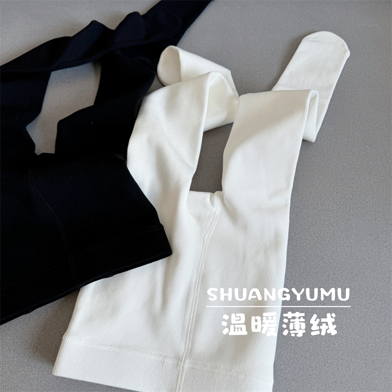 女童秋冬薄绒连裤袜秋冬保暖