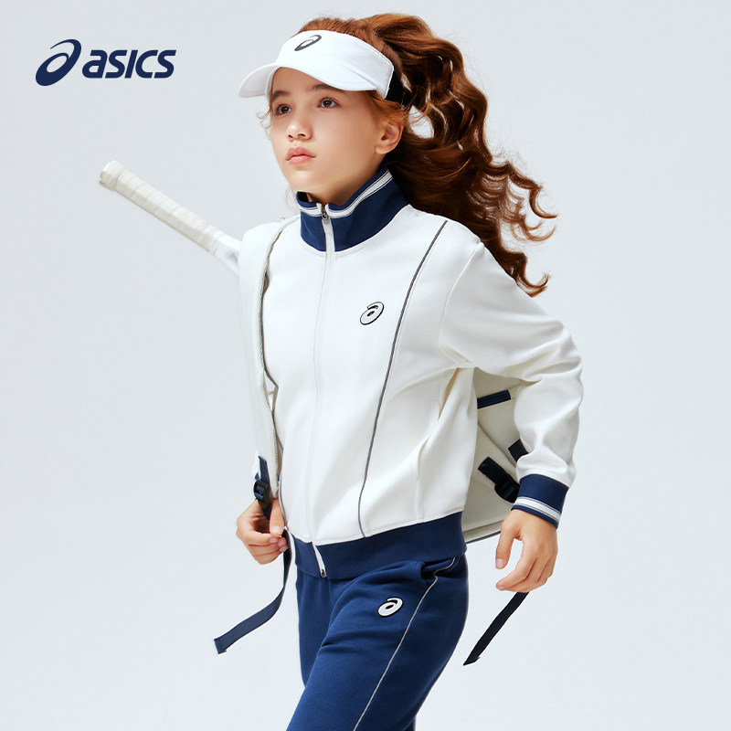 【商场同款】ASICS/亚瑟士儿童2026新款女童短款针织夹克肌理感,童装/婴儿装/亲子装,普通外套,淘宝优惠券,粉丝福利购,淘宝优惠卷