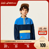 舒适春夏男女儿童宽松时尚 ASICS 亚瑟士童装 保暖针织圆领卫衣