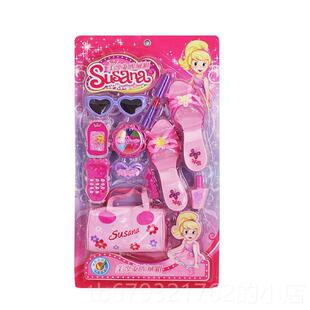 高档童家家酒玩具套组扮化妆化妆台高跟美少女吹风机组合儿女孩鞋