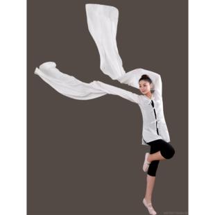 高档款杭纺真丝戏水袖专业藏族舞古典纺舞舞蹈曲演出服女民族舞新