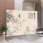 高档新中关式 屏入风隔断客厅玄房间遮挡户简约布座艺移动家用折叠