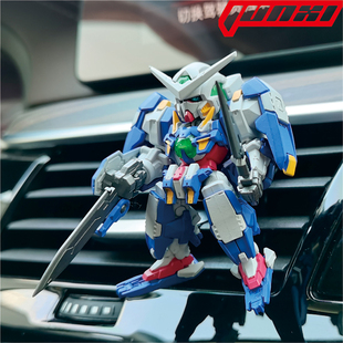 万代正品高达汽车载香薰摆件空调出风口装饰件机动战士雪崩能天使