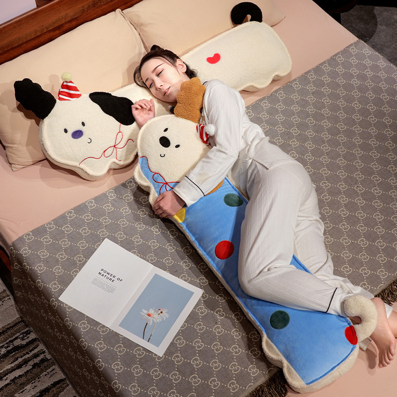 卡通侧睡长条抱枕可拆洗