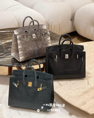 限定⭐迷你铂金包bk20Lizard松柏绿6O金扣原厂hcp蜥蜴皮蜡线手缝