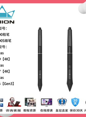 绘王Kamvas Pro19/  Pro 27（4K）数字硬笔 PW600 /PW600S 数位笔