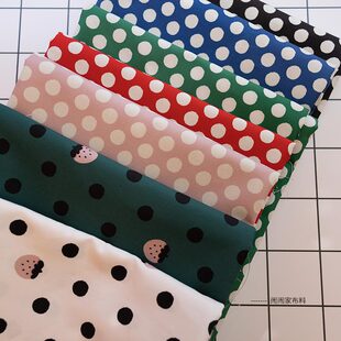 半码价|闹闹家自制手工diy全棉布料牛津纺基础防泼水草莓水玉