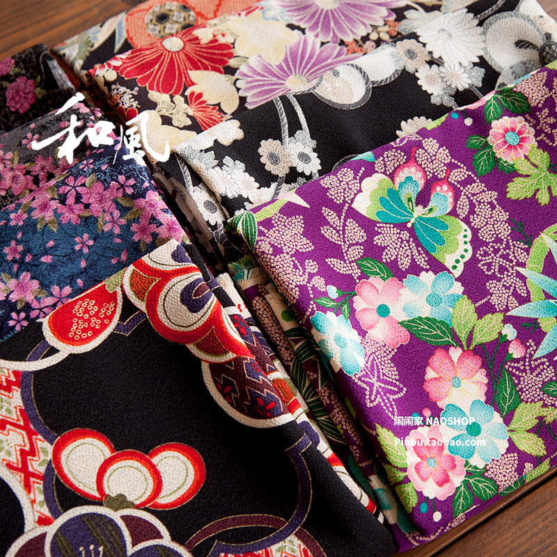闹闹家日本进口服装手工diy布料和风和服娃衣口金金彩缩缅[114],居家布艺,海绵垫/布料/面料/手工diy,淘宝优惠券,粉丝福利购,淘宝优惠卷