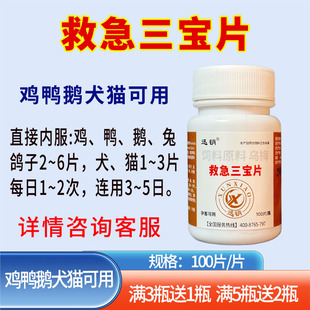 救急三宝片兽用急救三宝片宠物犬猫狗鸡鸭鹅兔通用抖音同款