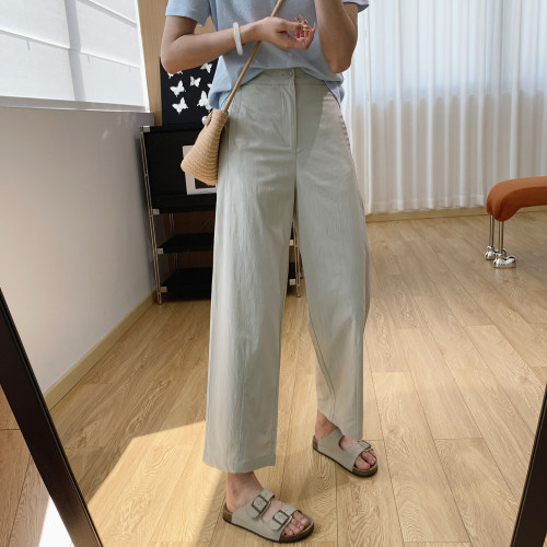 超轻薄速干裤！抗皱凉感休闲裤女