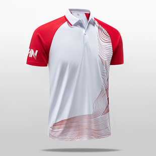 中国队短袖男女跑步速干T恤团体运动服奥运会教练服出场服领奖服