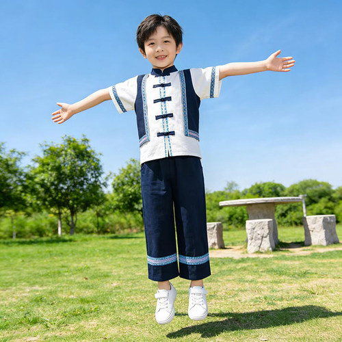 三月三男童夏季少数民族表演服饰
