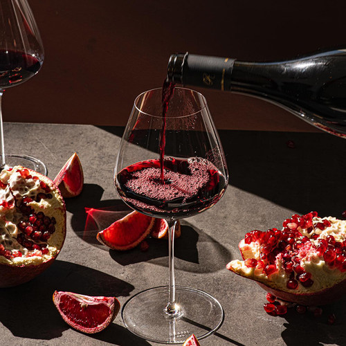 勃艮第红酒杯手工水晶杯薄如蝉翼