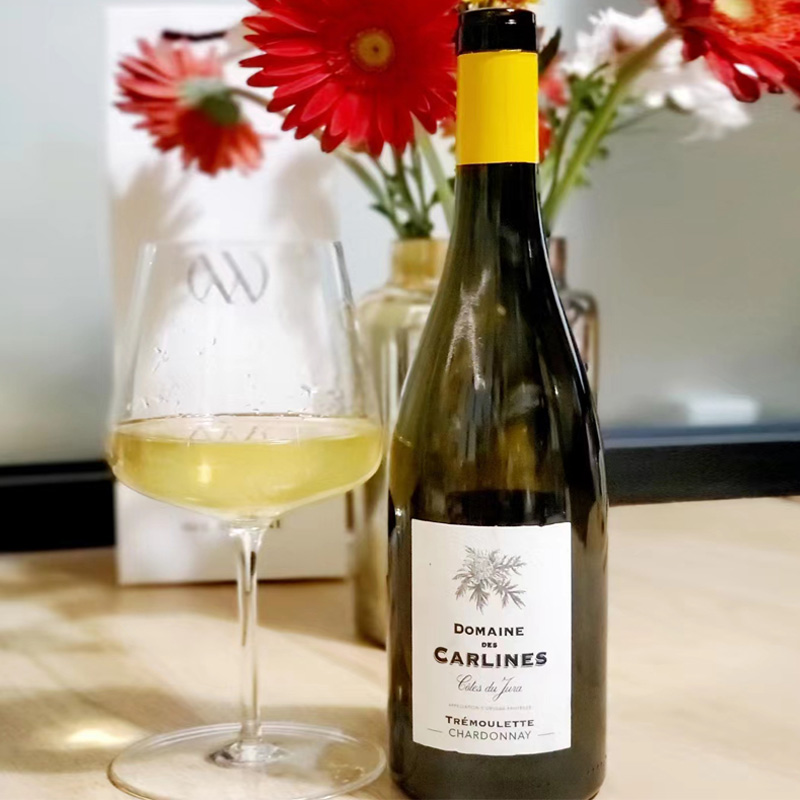 汝拉自然酒Domaine Carlines特雷穆莱干白 霞多丽 汝拉 原瓶进口