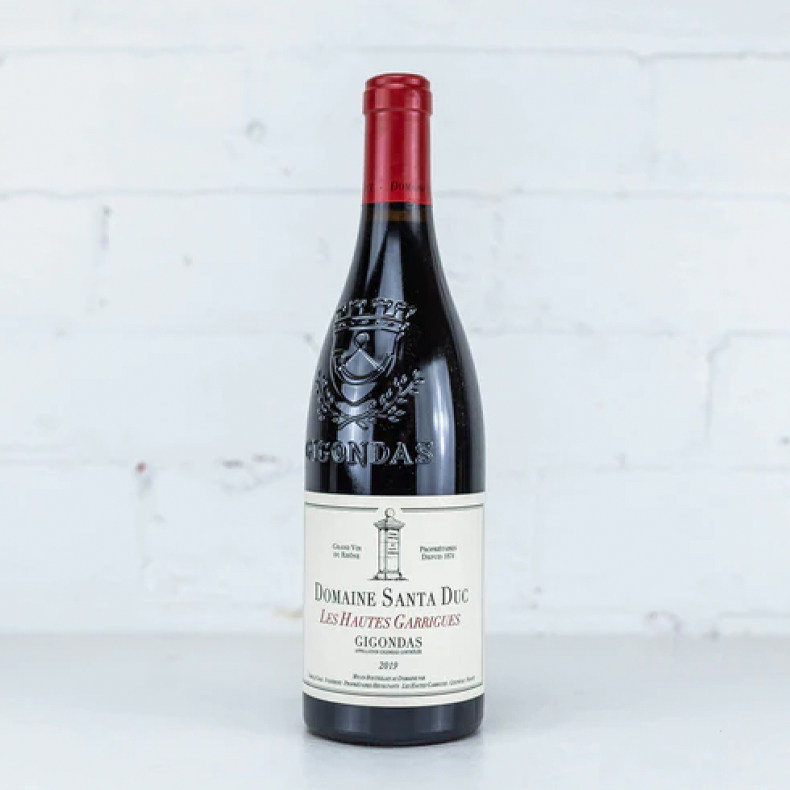 法国罗纳河谷老派酒庄Les Hautes Garrigues干红 2019年 原瓶