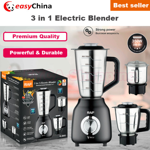1.5L 3in1 350W Electric Food Blender Professional Processor