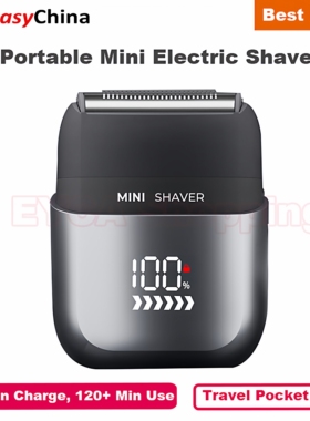 Portable Mini Electric Shaver for Men Travel Pocket Size