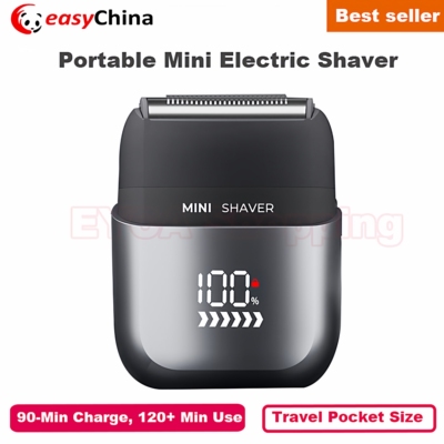 Portable Mini Electric Shaver for Men Travel Pocket Size