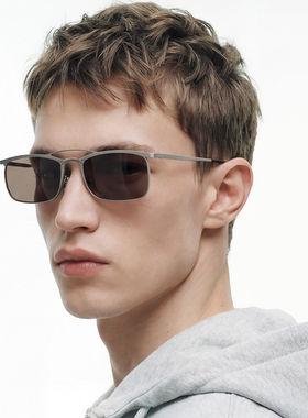 【七夕礼物】 JINNNN MAGNET 方形原创窄框极简设计感太阳眼镜