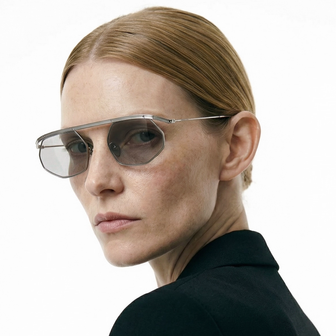 JINNNN防紫外线多边形简约太阳镜