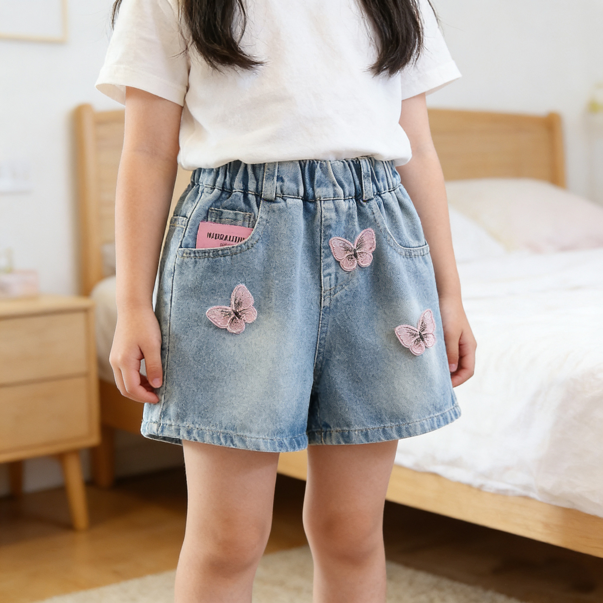 女童牛仔短裤潮酷夏季外穿宽松薄款韩版时髦洋气百搭女孩夏天裤子