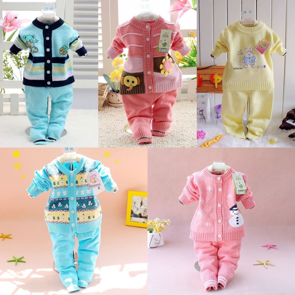 新生儿宝宝外套装6-12六个月毛衣
